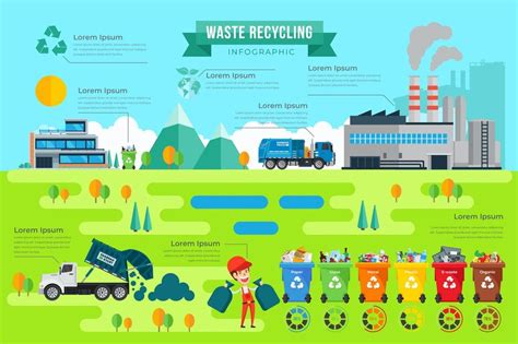 Waste Recycling Infographic Psd And Ai Vector Artofit