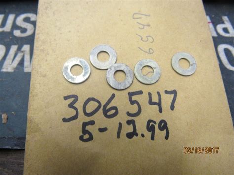 5 NEW Johnson Evinrude OMC OEM OUTBOARD WASHERS 306547 EBay