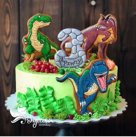 Pin By Marcia Bratkoski On Biscoitos Dino Cake New Cake Dinosaur