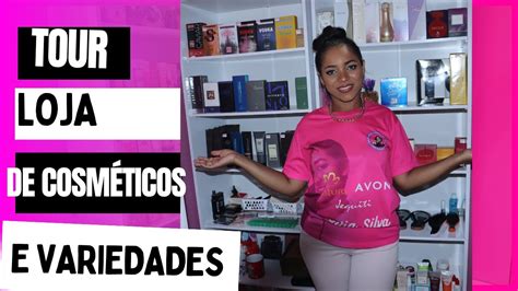 TOUR DA MINHA LOJA DE COSMÉTICOS ATUALIZADO YouTube