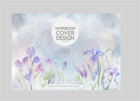 Design De Capa Estilo Aquarela Vetor Premium