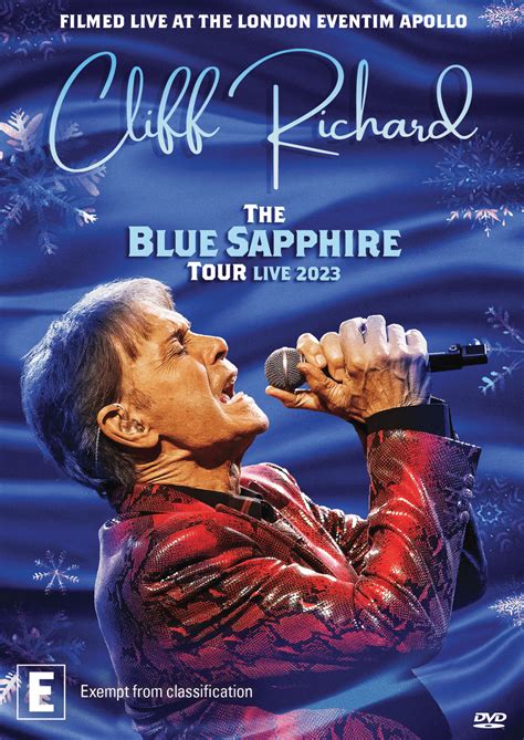 Cliff Richard: The Blue Sapphire Tour (Live 2023) - DVD | Via Vision ...