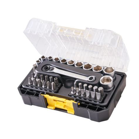 PC Building Supplies STANLEY FatMax 37 Piece 1 4in Socket Bit Set