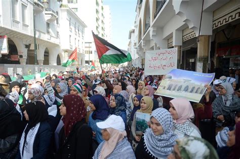 مسيرات حاشدة بالمغرب وتونس رفضا لـصفقة ترمب