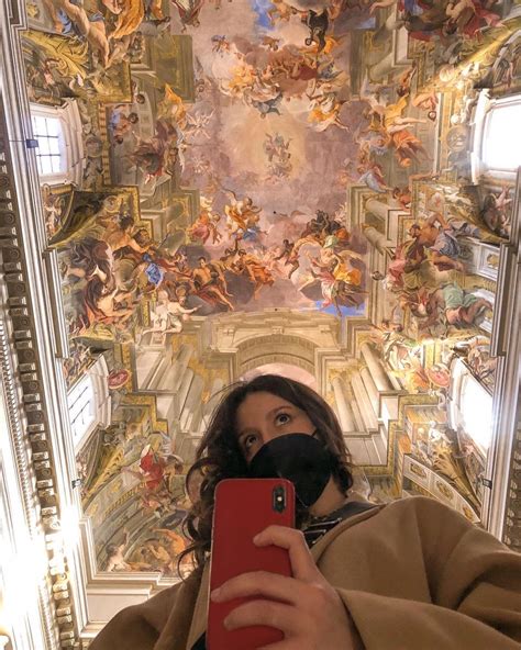 Mirror Selfie At Chiesa Di Sant Ignazio Di Loyola Chiesa Selfie