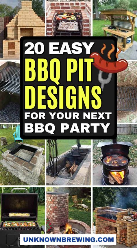 35 DIY BBQ Pit Ideas & Plans for Delicious Outdoor Grilling