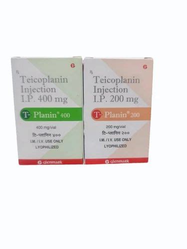 T Planin Mg Teicoplanin Injection Ip At Rs Piece Teicoplanin