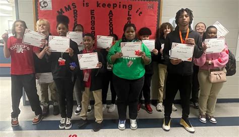 Students of the month for January and February 2024 | McCormick Middle ...