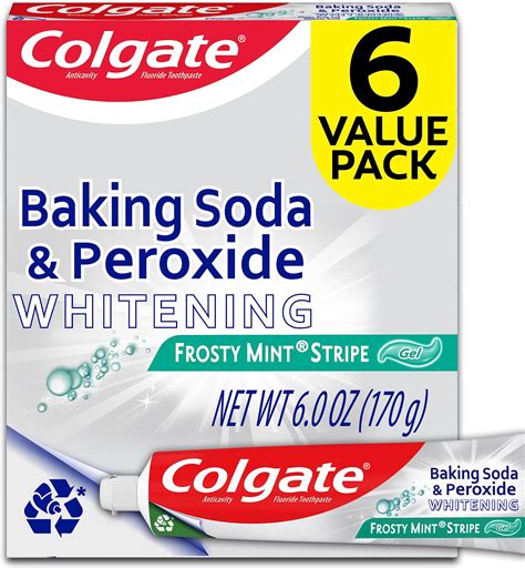 Colgate Baking Soda And Peroxide Toothpaste Gel Whitening Baking Soda Toothpaste