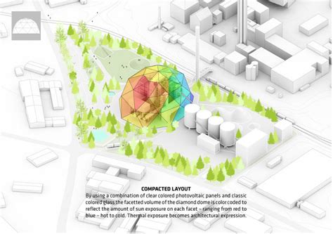 BIG unveils a luminescent geodesic dome biomass power plant, and it’s ...