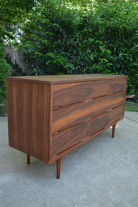 Mid Century Modern Dresser Makeover Stripped Refinished