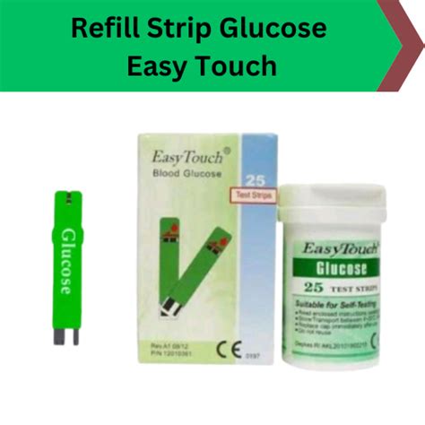 TERLARIS STIK GULA DARAH EASY TOUCH ISI 25 STRIP ALAT CEK GULA