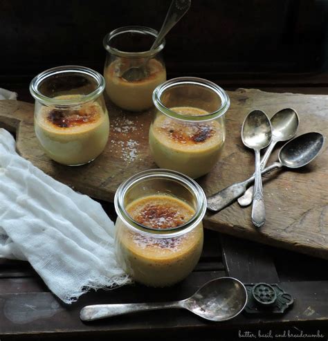 Salted Caramel Creme Brûlée Butter Basil and Breadcrumbs Recipe