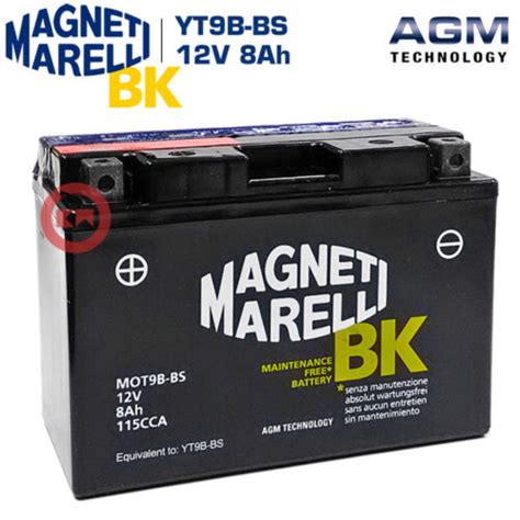 Batteria Magneti Marelli Yt B Bs V Ah Yamaha Yp Majesty