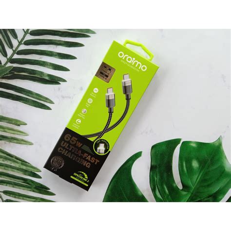 Jual KABEL DATA ORAIMO TYPE C TO TYPE C OCD CC82 Ultra Fastcharging 65W