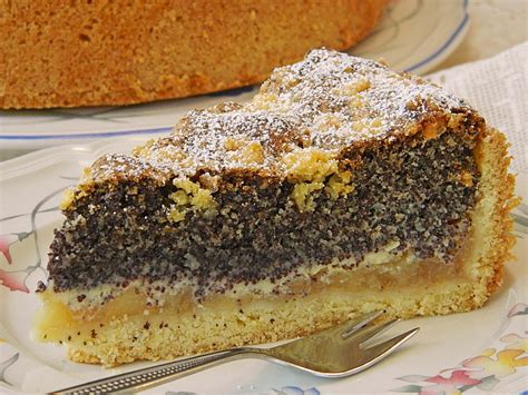 Anas Mohnkuchen Mit Pfeln Von Nudelmary Chefkoch De