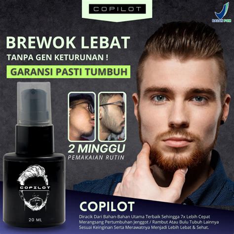 Jual COPILOT SERUM Penumbuh Brewok Rambut Jadi Lebih Lebat Walaupun