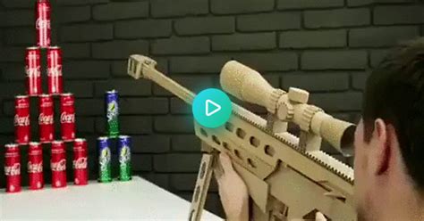 A Sniper Rifle Made From Cardboard  On Imgur