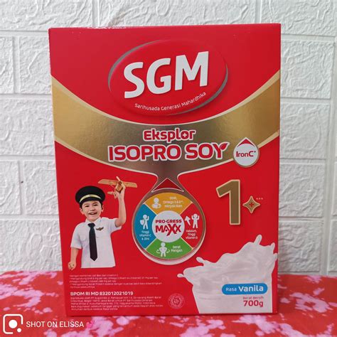 SGM Eksplor ISOPRO SOY 1 Rasa Vanila Susu Soya Pertumbuhan Anak Usia 1