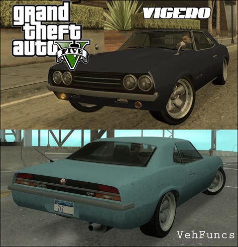 Gta San Andreas Gta V Declasse Vigero Mod Gtainside