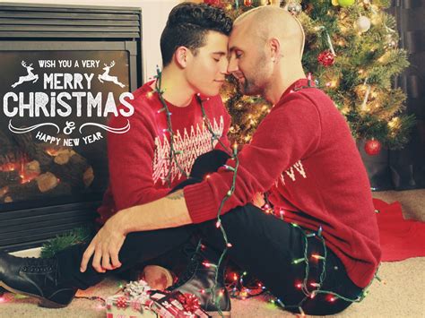 The Season Of Love Gay Christmas Cute Gay Couples Christmas Memes