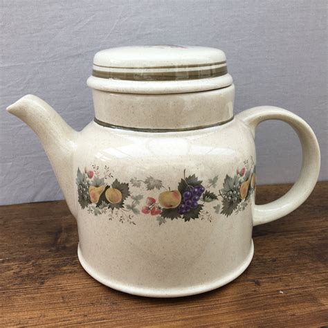 Royal Doulton Harvest Garland Teapot Mrpottery