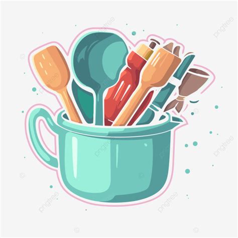 ícone De Utensílios De Cozinha Ilustração Dos Desenhos Animados Design