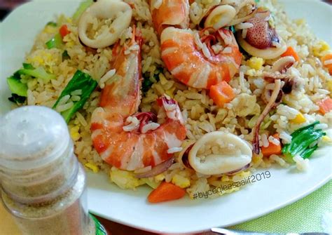 Resipi Nasi Goreng Seafood Oleh Leesa Alif Cookpad