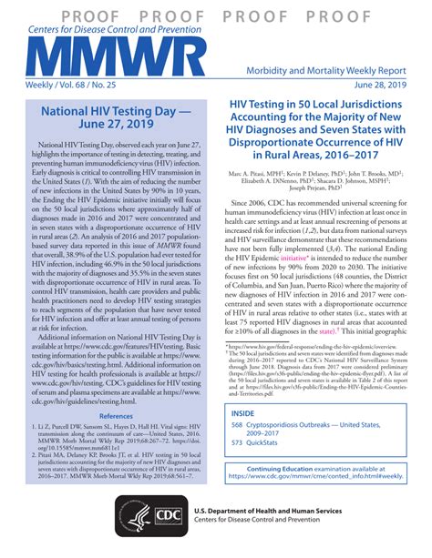 Pdf Cryptosporidiosis Outbreaks — United States 2009 2017