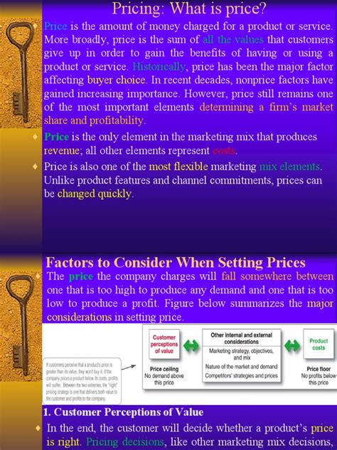 Understanding Price A Comprehensive Guide To Pricing Strategy And The