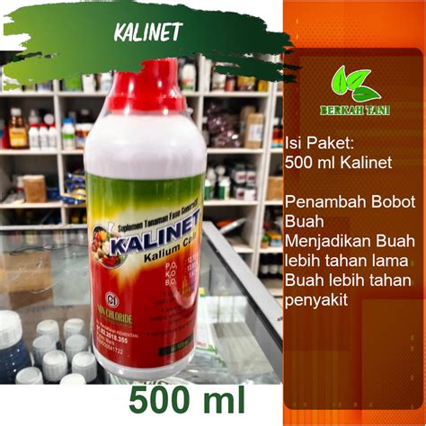 Jual Kalinet Ml Pupuk Kalium Phospat Penambah Bobot Buah Shopee