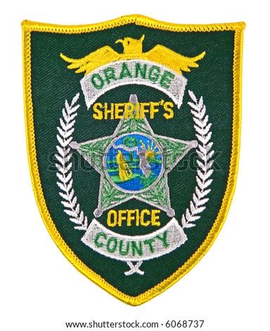 Orange County Sheriff'S Office Uniform Shoulder Patch. Stock Photo ...