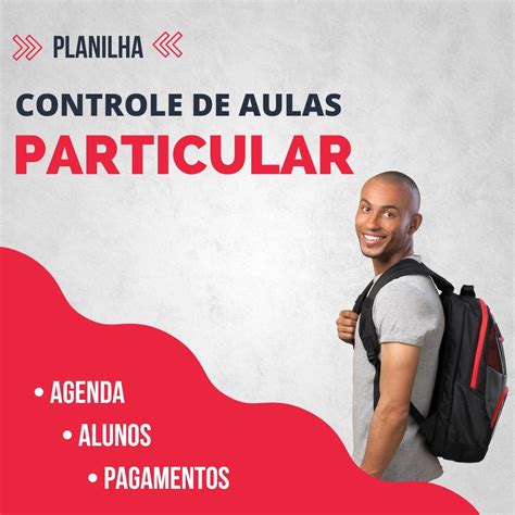 Planilha Para Controle De Aula Particular Smart Planilhas