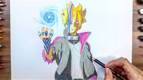 Drawing Boruto Uzumaki Borushiki Boruto Naruto Next Generation