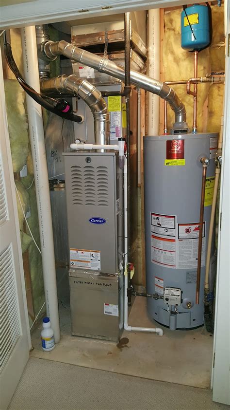 Garneski Air Conditioning And Heating We Installed This Carrier 80 Furnace And Coil In Fairfax