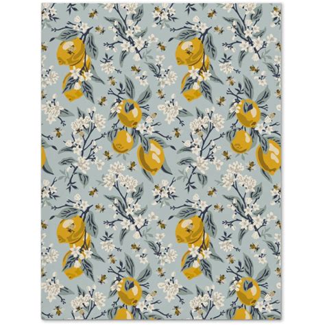 Bees Lemons Blue Journal Shutterfly