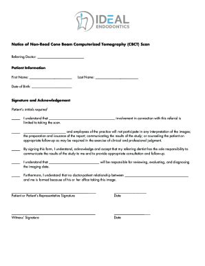 Fillable Online Cone Beam Computed Tomography Cbct Service Fax Email