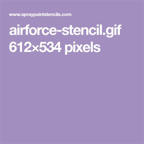 airforce-stencil.gif 612×534 pixels Free Stencils, Crest, Air Force, Pixel