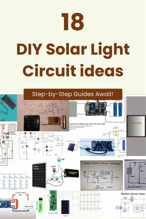 18 Diy Solar Light Circuit Ideas How To Make A Solar Light Circuit