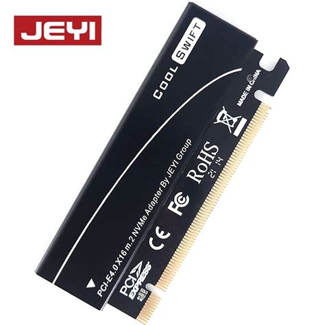 Jeyi M 2 M Key Nvme Ssd To Pci E 4 0 Adapter Pci Express 4 0 X16 Card With Aluminum Case