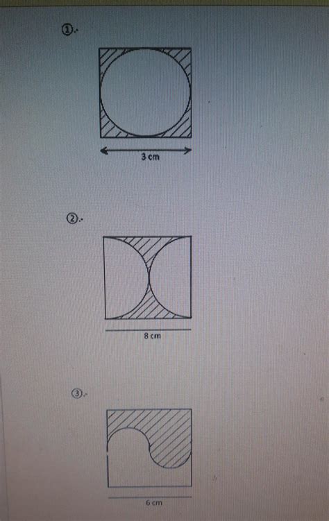 Calcular El Rea Sombreada A Cada Una De Las Siguientes Figuras X Favor