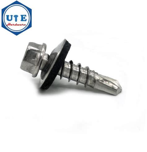 Stainless Steel Hex Head Building Roofing Tek Screws Self Drilling