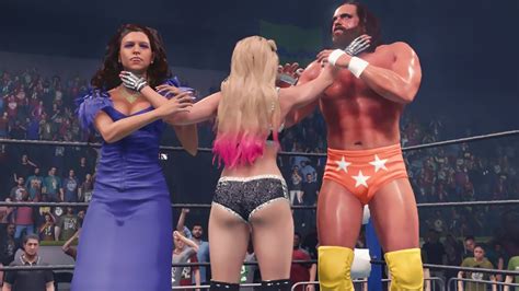 WWE 2k23 Alexa Bliss Vs Macho Man Randy Savage Feat Miss Elizabeth