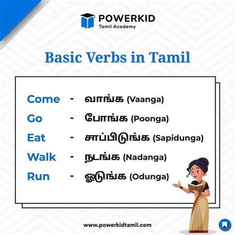 Learn Basic Verbs In Tamil Learn Another Language Learn A New