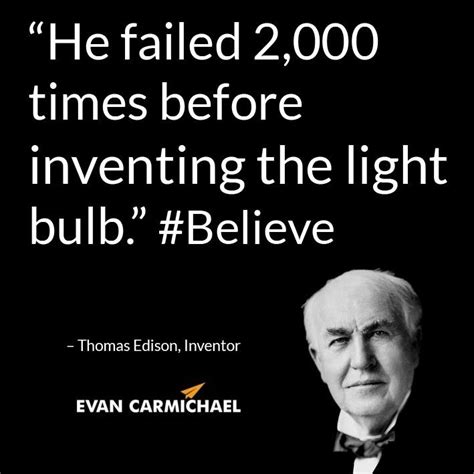 Thomas Edison Light Bulb Quote - ShortQuotes.cc