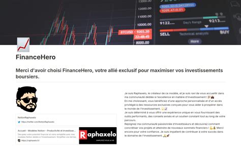 Financehero Par Raphaxelo Mod Le Notion