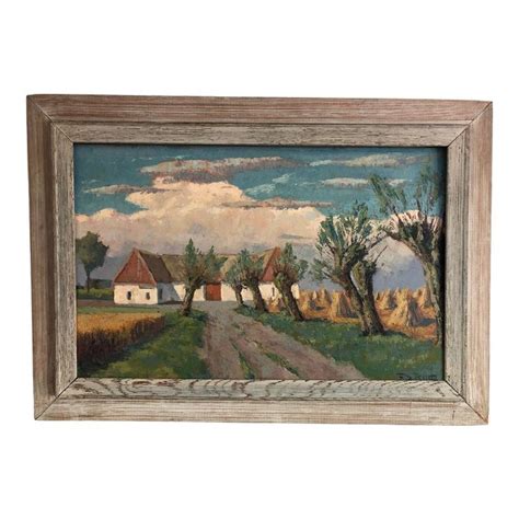 Mid-Century Swedish Landscape Painting | Landscape paintings, Painting, Scandinavian art