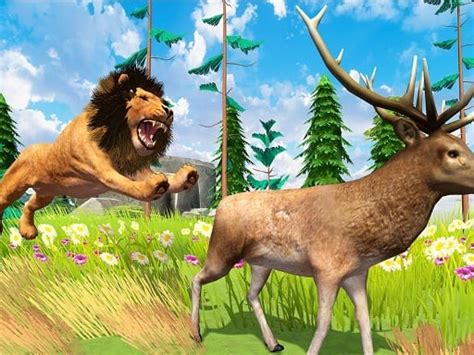 Realistic Lion Hunting Animal 2024 Play Now Online For Free