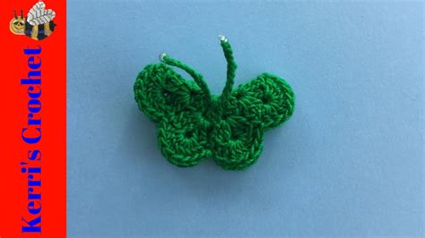 Easy Butterfly Crochet Tutorial Crochet Applique Tutorial Youtube