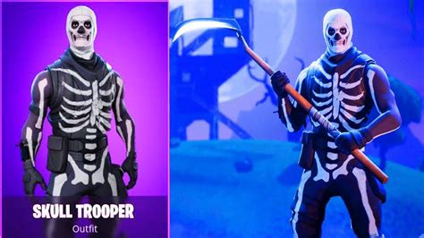 Fortnite Scoperta Una Variante Rossa Della Skin Skull Trooper